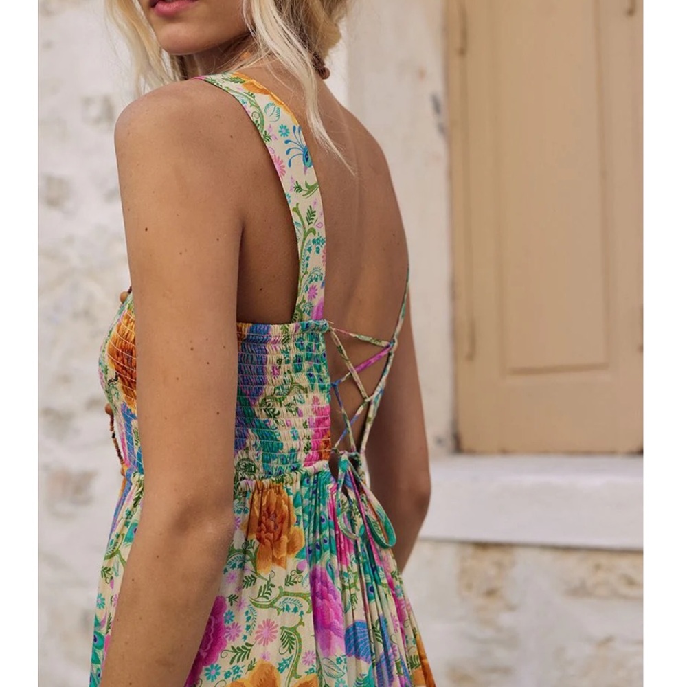 Bohme Strappy Maxi Dress in Spring - 
SPELL - Picture 5 of 5